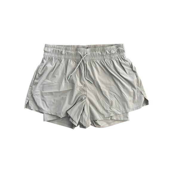 Spyder Active 2-in-1 Running Shorts Seafoam Green Women’s Medium Lightweight - Picture 2 of 8